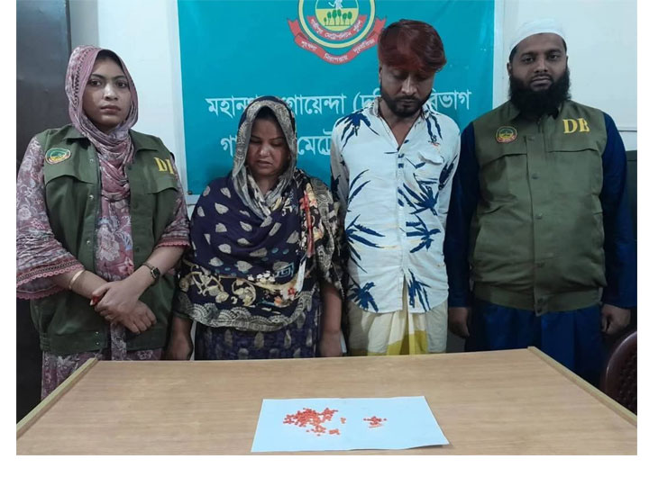 এরশাদ নগরে ‘মাদক সম্রাজ্ঞী’ পারুল স্বামীসহ গ্রেফতার, উদ্ধার ২০০ পিস ইয়াবা