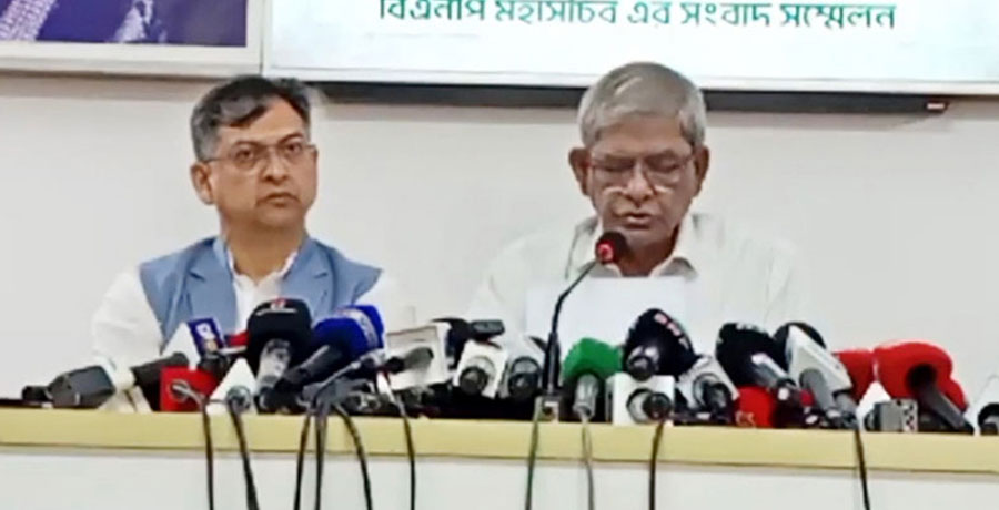 আমরা নির্বাচন ছাড়া অন্য কোনো কিছুতে বিশ্বাস করি না: মির্জা ফখরুল
