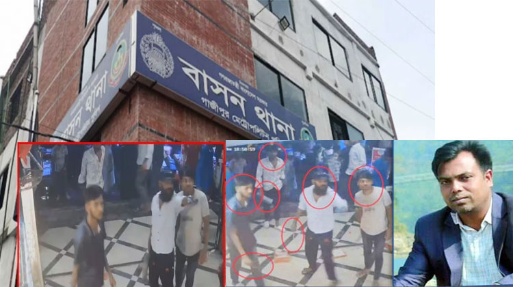 গাজীপুরের সাংবাদিক তুহিন হত্যায় আটক ৫