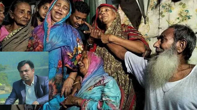 ময়মনসিংহের ফুলবাড়িয়ায় গ্রামের বাড়িতে কাঁদছেন তুহিনের মা-বাবার 