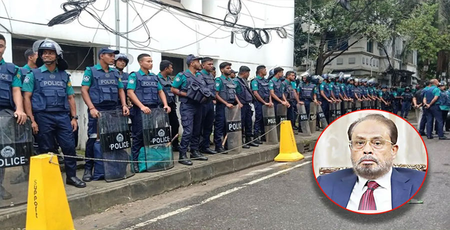 উত্তরায় জিএম কাদেরের বাসার নিরাপত্তায় বিপুল পুলিশ মোতায়েন