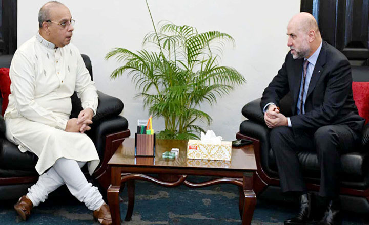 সফররত ফিলিস্তিনের প্রধান বিচারপতির প্রতিনিধিদল সুপ্রিম কোর্টে কর্মশালায় অংশ নিয়েছেন