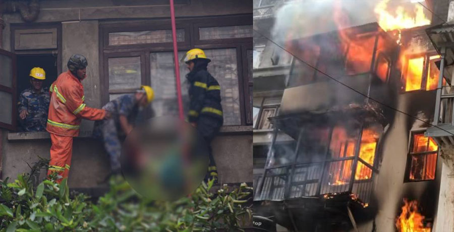 নেপালের সাবেক প্রধানমন্ত্রীর বাড়িতে আগুন, দগ্ধ হয়ে স্ত্রীর মৃত্যু