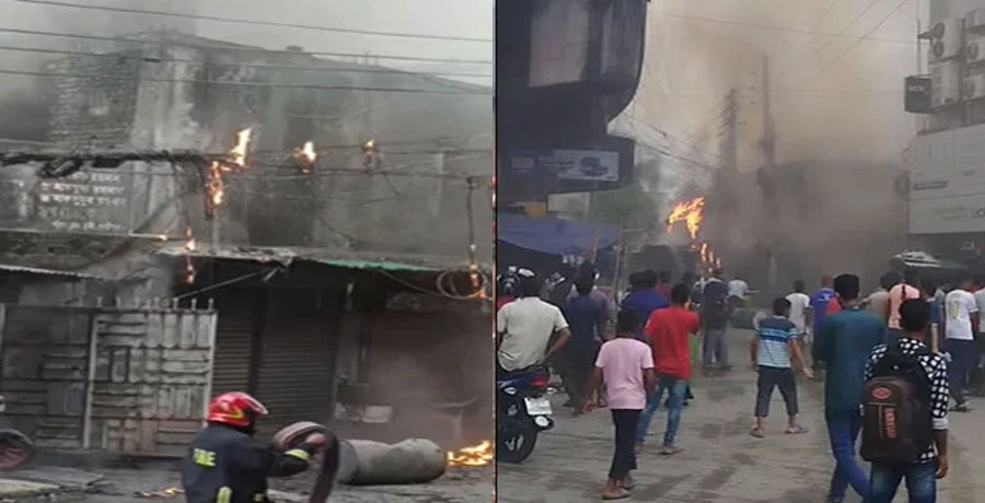 টঙ্গীতে কেমিক্যাল গুদামে অগ্নিকাণ্ড: বিস্ফোরণে দগ্ধ ৬ জন, আগুন নিয়ন্ত্রণে ৭ ইউনিট
