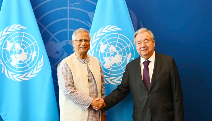 বাংলাদেশের গণতান্ত্রিক রূপান্তর ও সংস্কার কার্যক্রমে পূর্ণ সমর্থন জাতিসংঘ মহাসচিবের