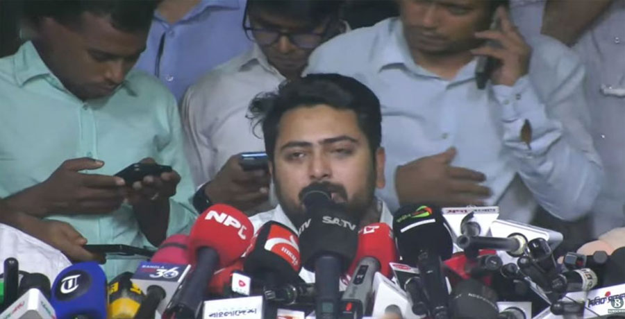 জুলাই সনদ কার্যকর করা জরুরি, শুধু দস্তাবেজ নয়: নাহিদ ইসলাম