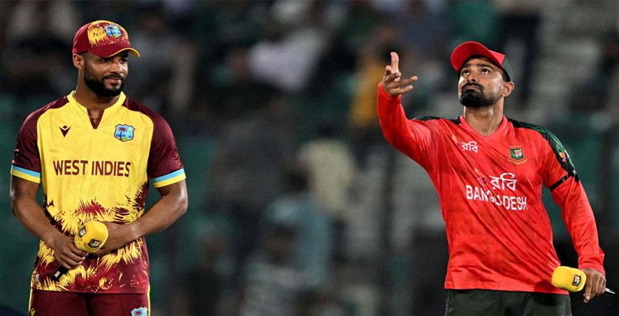 টি-টোয়েন্টিতে টস হেরে ফিল্ডিং করছে বাংলাদেশ