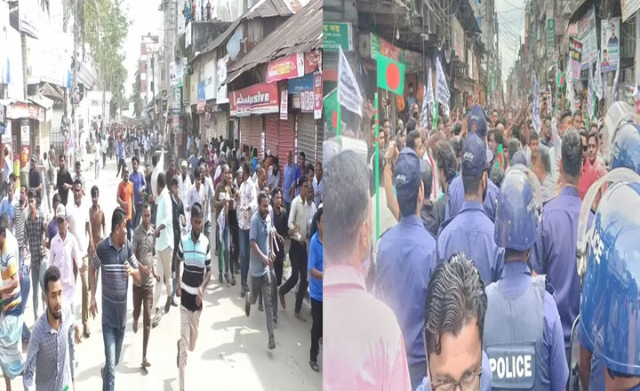  তফসিল ঘোষণার আগেই,ভোলায় বিএনপি-বিজেপির সংঘর্ষে আহত ৫০