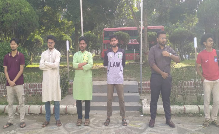  গণহত্যা বন্ধের আহ্বান ইবি বৈষম্য বিরোধী ছাত্র আন্দোলনের