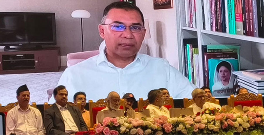 অন্তর্বর্তী সরকার কোনো দলের স্বার্থ সুরক্ষার জন্য নয়: তারেক রহমান”