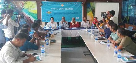 বৈধ পথে বিদেশ গমন ও মানব পাচার রোধে ফরিদপুরে সংবাদ সম্মেলন