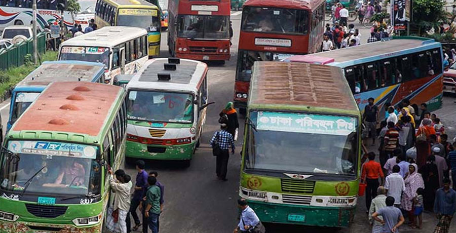 ঢাকা লকডাউন কর্মসূচিতে গণপরিবহন সচল থাকবে: মালিক সমিতি 