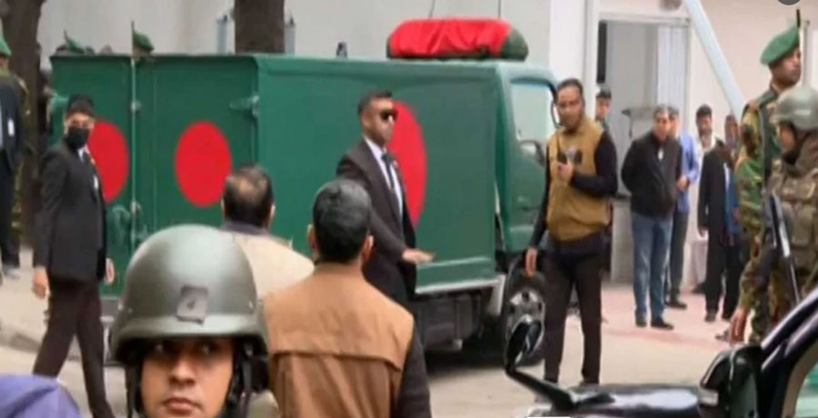 গুলশানে তারেক রহমানের বাসভবনে খালেদা জিয়ার মরদেহ