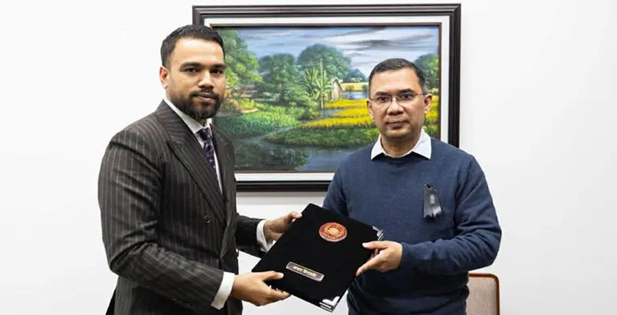 প্রধান উপদেষ্টার শোকবার্তা বেগম জিয়ার পরিবারের কাছে হস্তান্তর