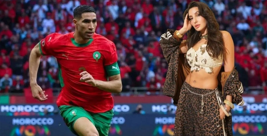 ফুটবল স্টার আশরাফ হাকিমি ও নোরা ফাতেহি প্রেমের গুঞ্জন